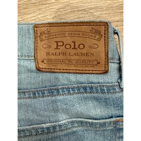 Polo Ralph Lauren Jeans Mens 32x30 Blue Denim Varick Slim Straight - Picture 8 of 10